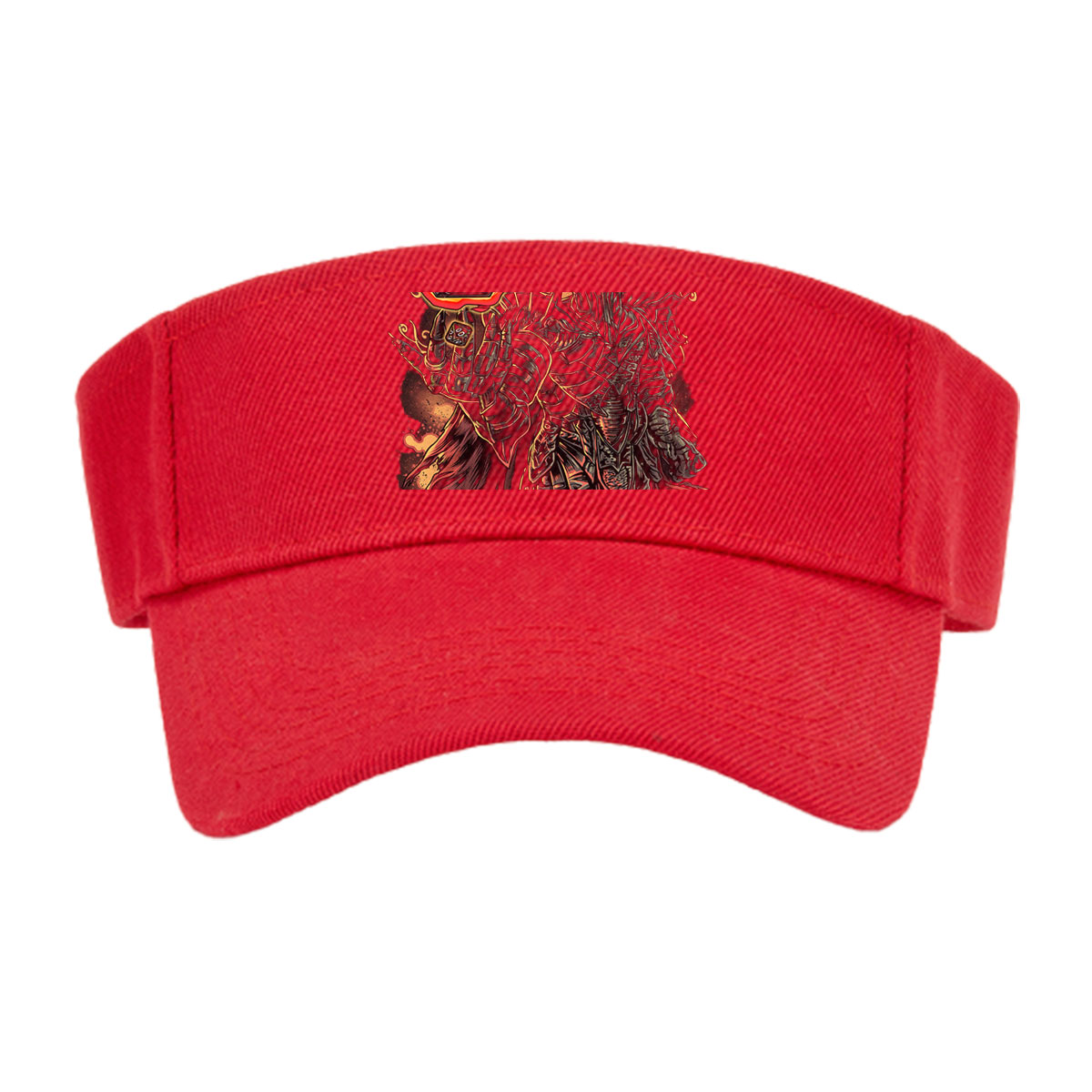 One Die to Roll Them All: Dark Knight with Fiery D20 -  Visor cap