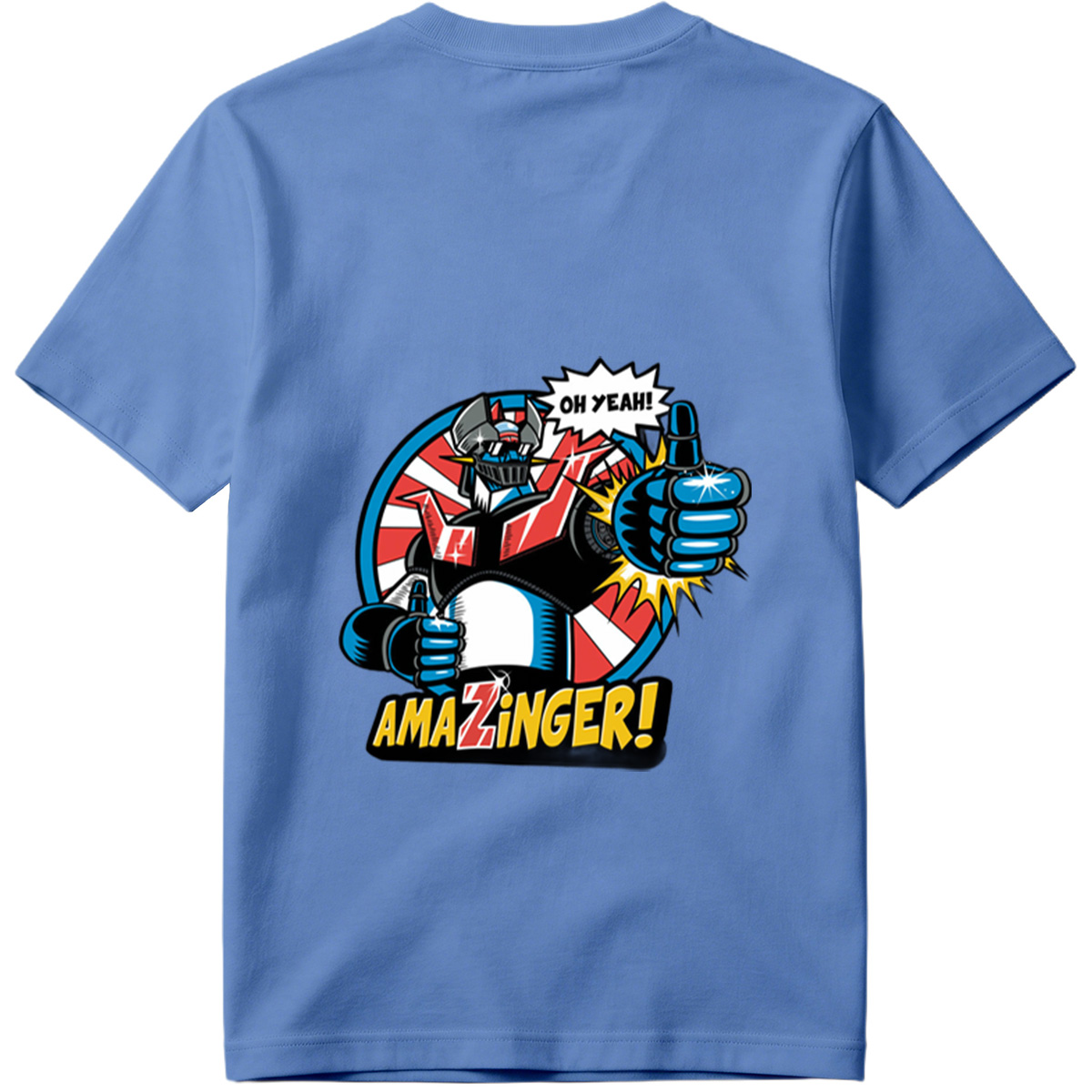 Amazinger! - Robot Hero with Thumbs Up - Tee