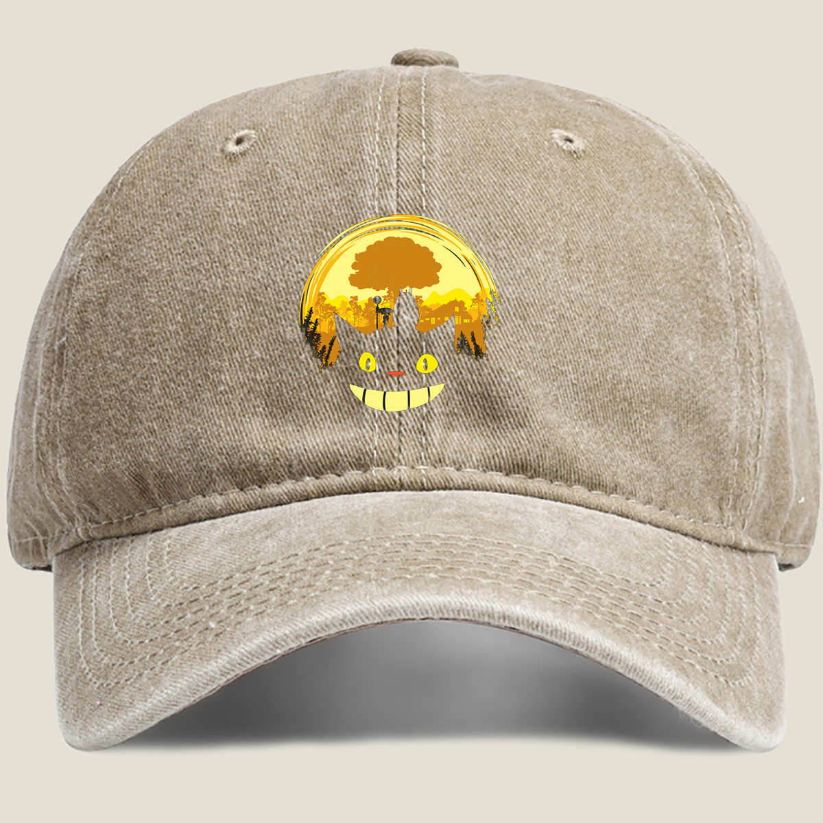 Jiji and Kiki in the Moonlight - Washed Denim - Baseball Cap