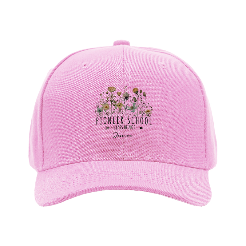 1pc New Baseball Cap with Dried Flowers and 