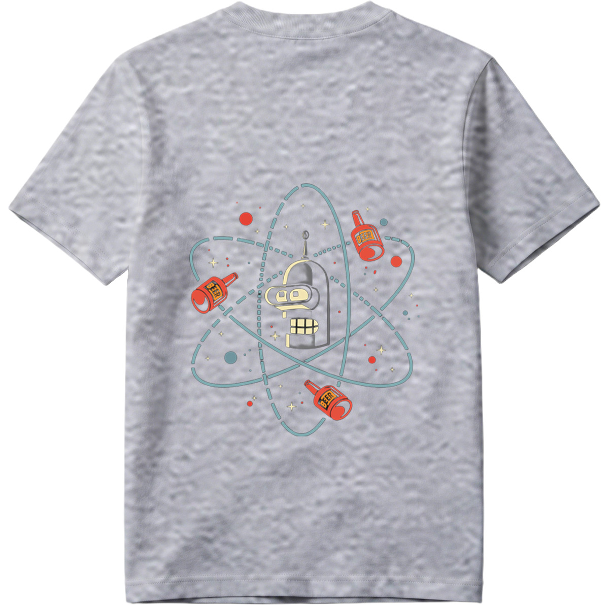 Futurama Bender Atomic Beer Orbit - Tee
