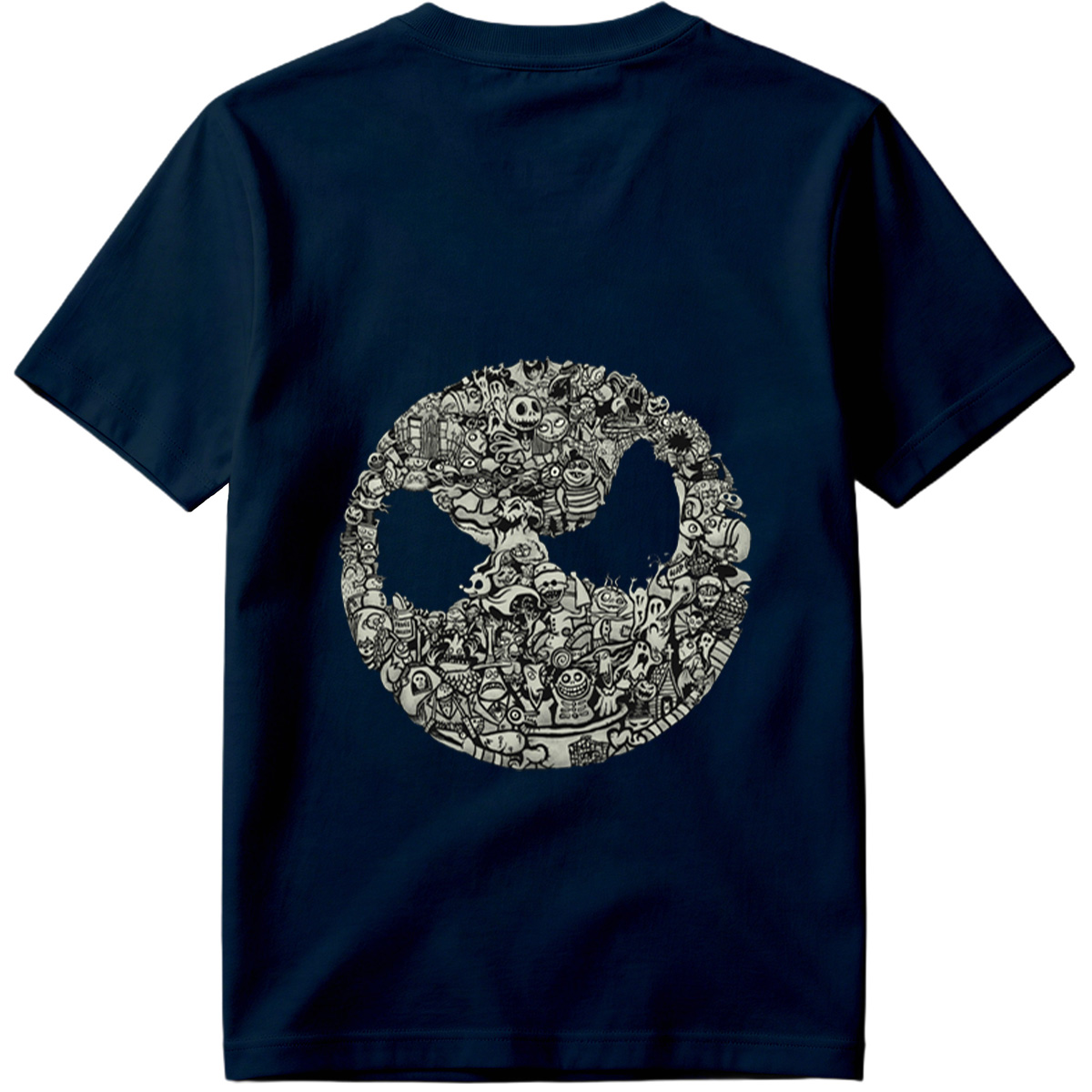 Tim Burton's Nightmare Before Christmas Character Collage - Tee