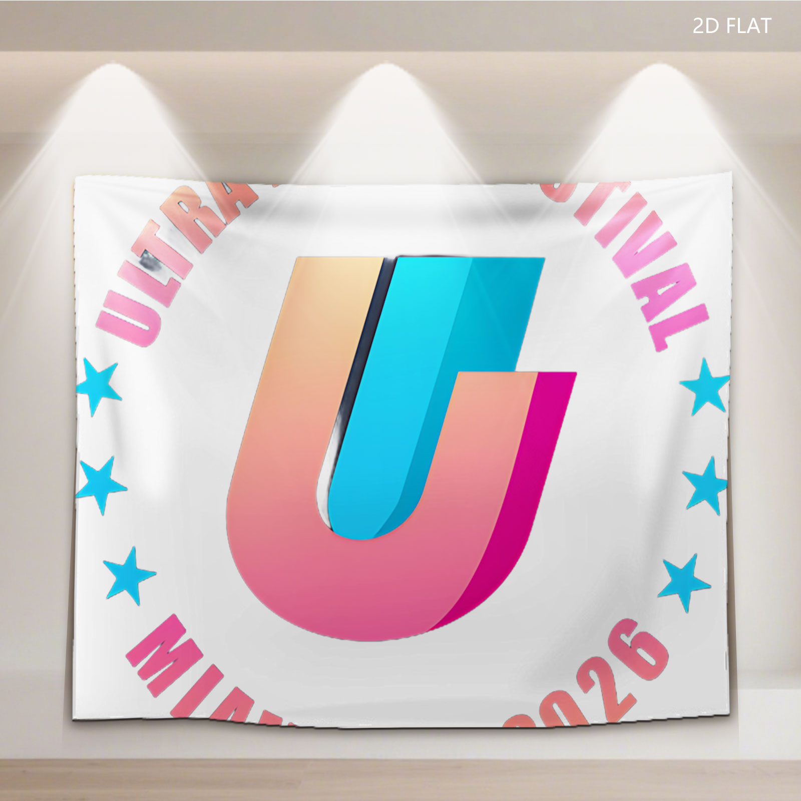 Ultra Music Festival Miami, FL - 2026 Logo - Tapestry