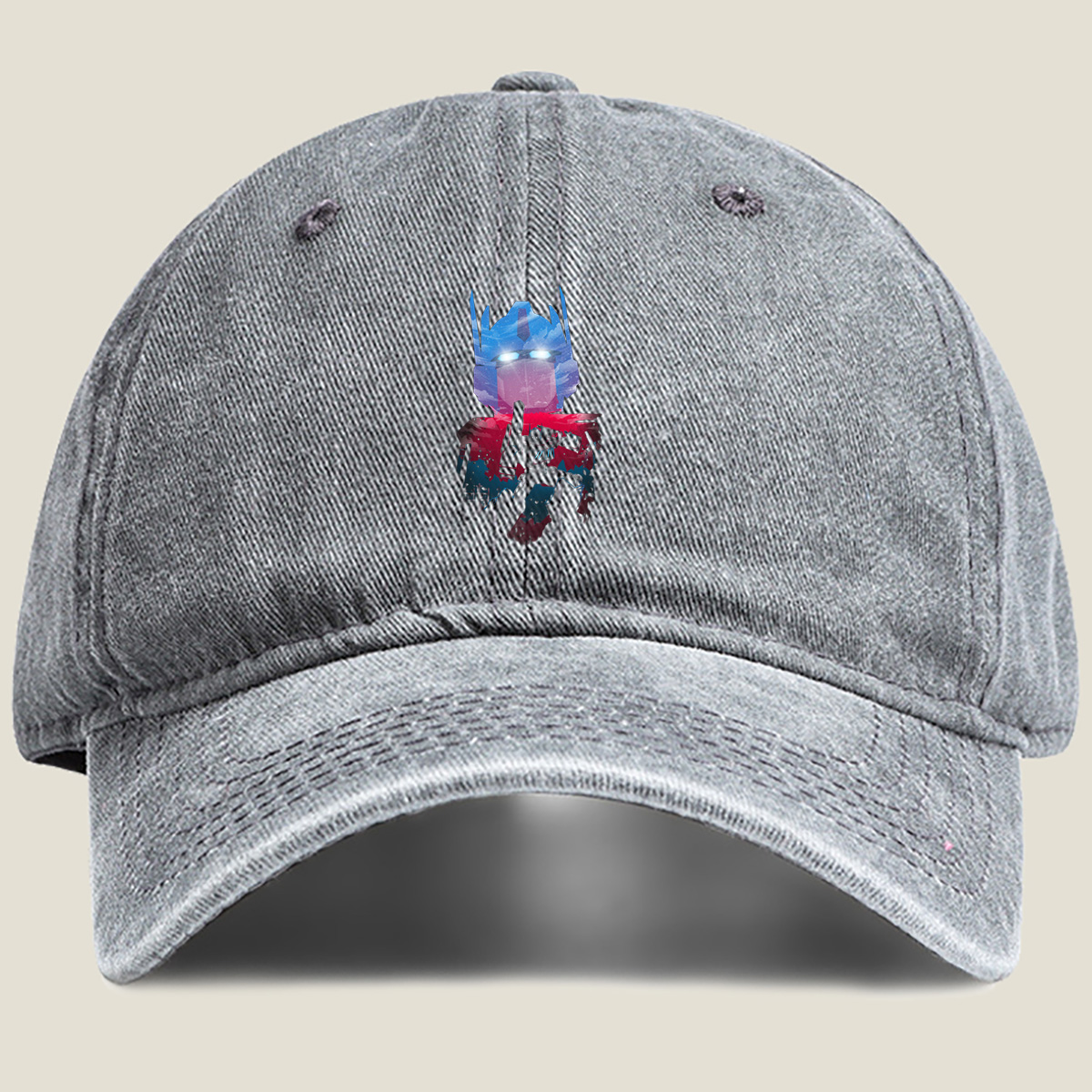Transformers: Optimus Prime and Megatron - Washed Denim - Baseball Cap