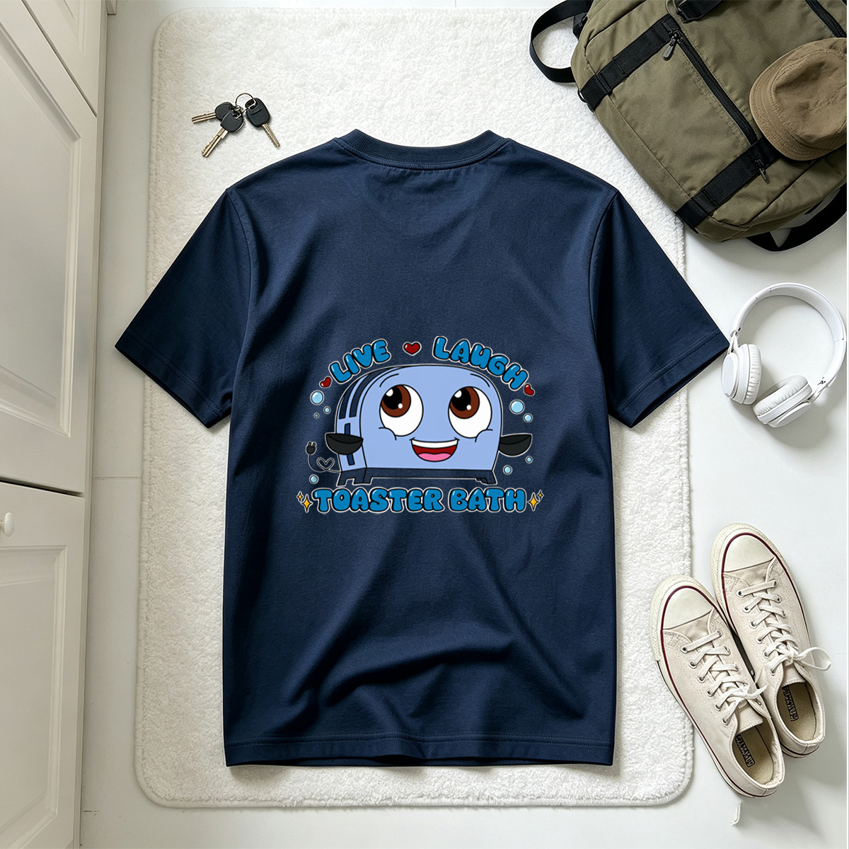 Live Laugh Toaster Bath - Tee