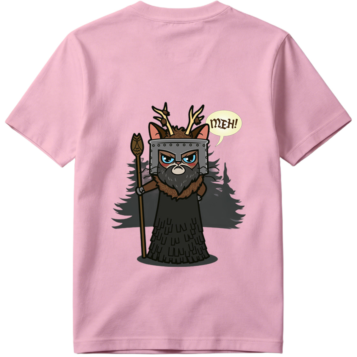 Cat Warrior with Antlers and Spear: 