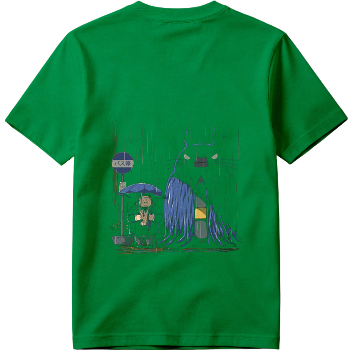 Batman and Alfred at the Bus Stop - Tee