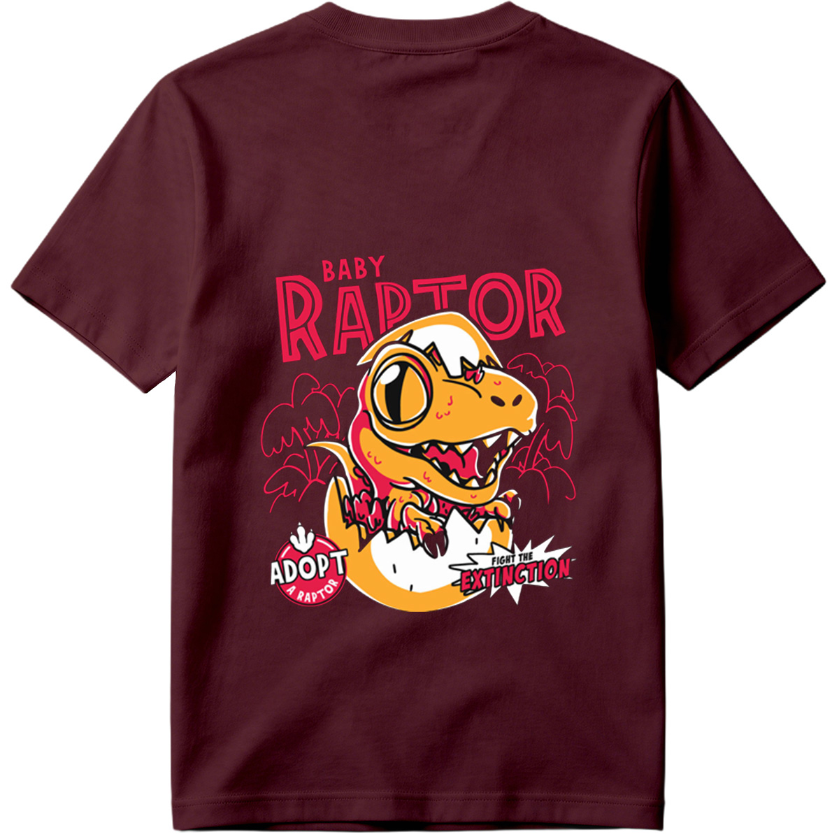 Baby Raptor: Adopt a Raptor, Fight the Extinction - Tee