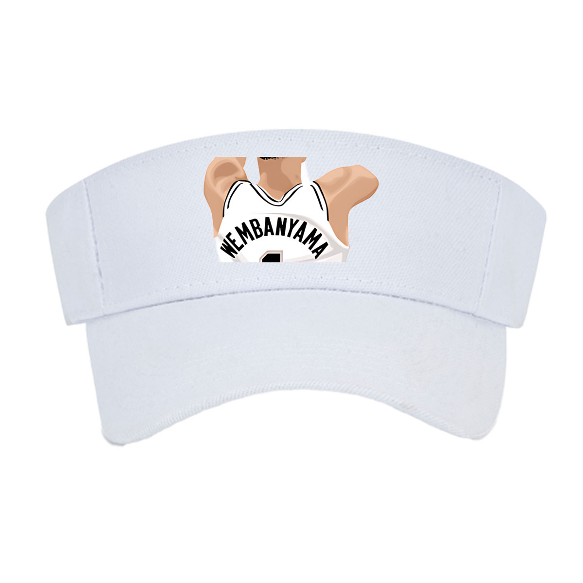 Wembanyama Shooting Basketball, Player #1 in Action -  Visor cap
