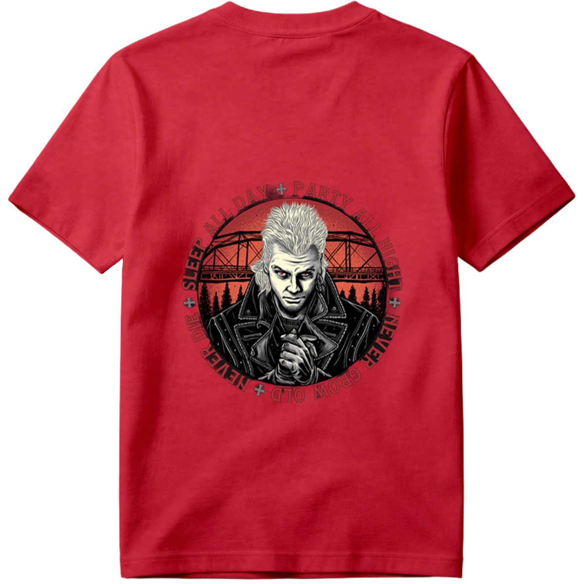Johnny Silverhand: Sleep All Day, Party All Night, Never Grow Old, Never Die - Tee
