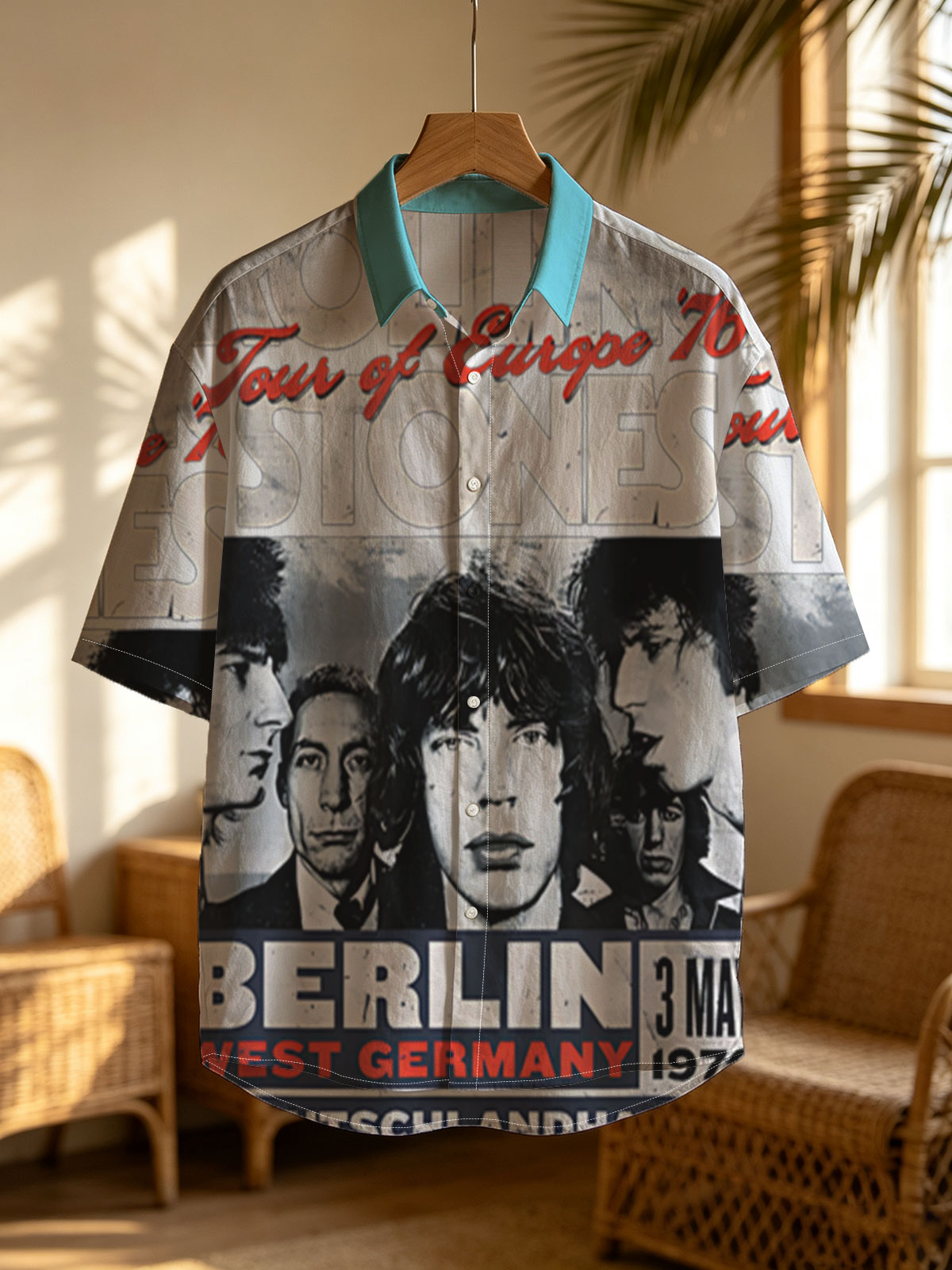 The Rolling Stones Tour of Europe '76 - Berlin, West Germany, 3 May 1976, Deutschlandhalle -  Shirt