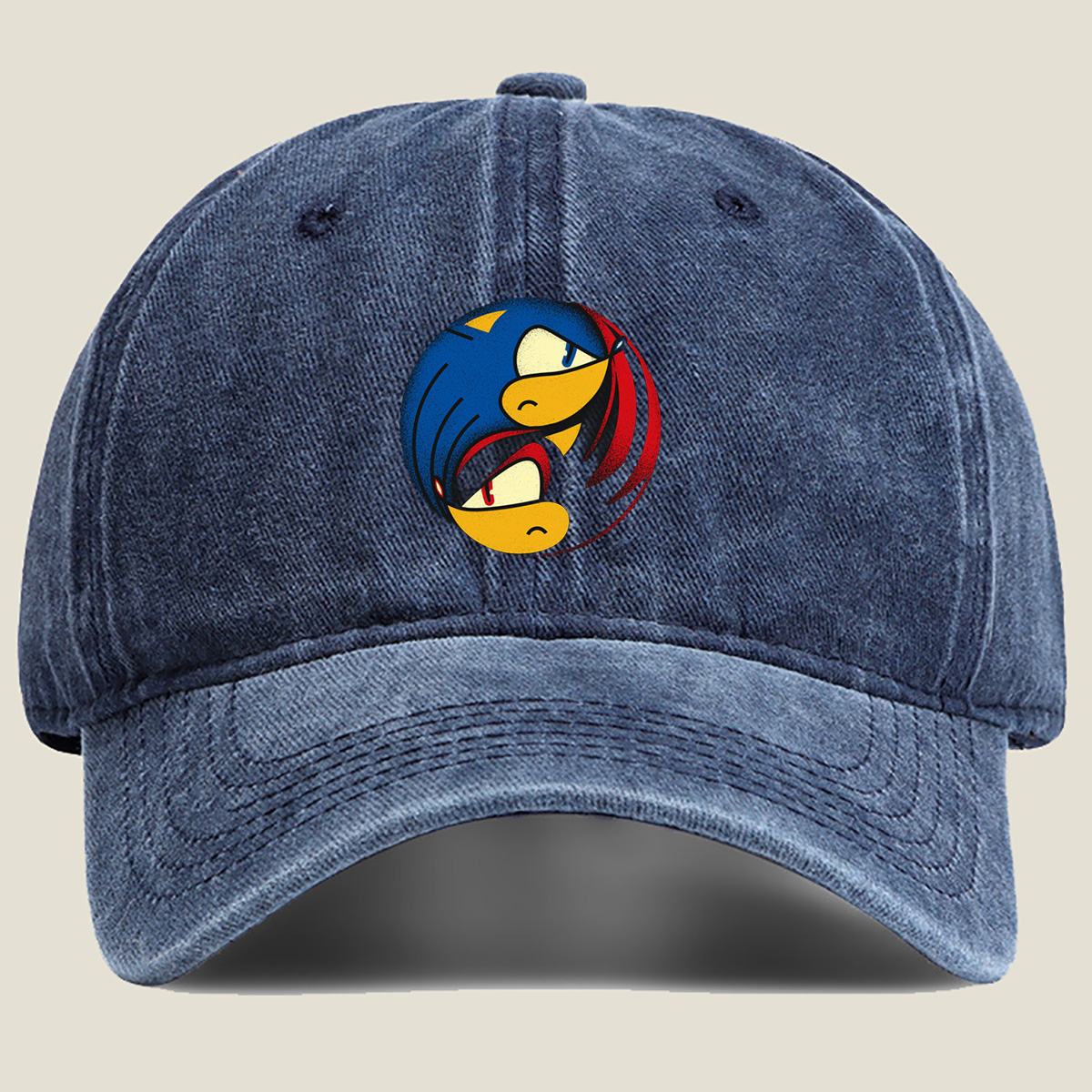 Sonic the Hedgehog: Dual Faces - Washed Denim - Baseball Cap