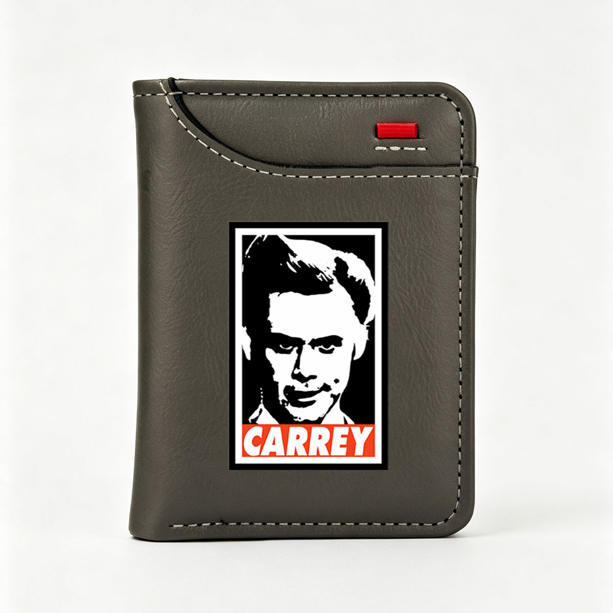 Carrey: A Stylized Portrait of the Actor - Vertical Style Wallet