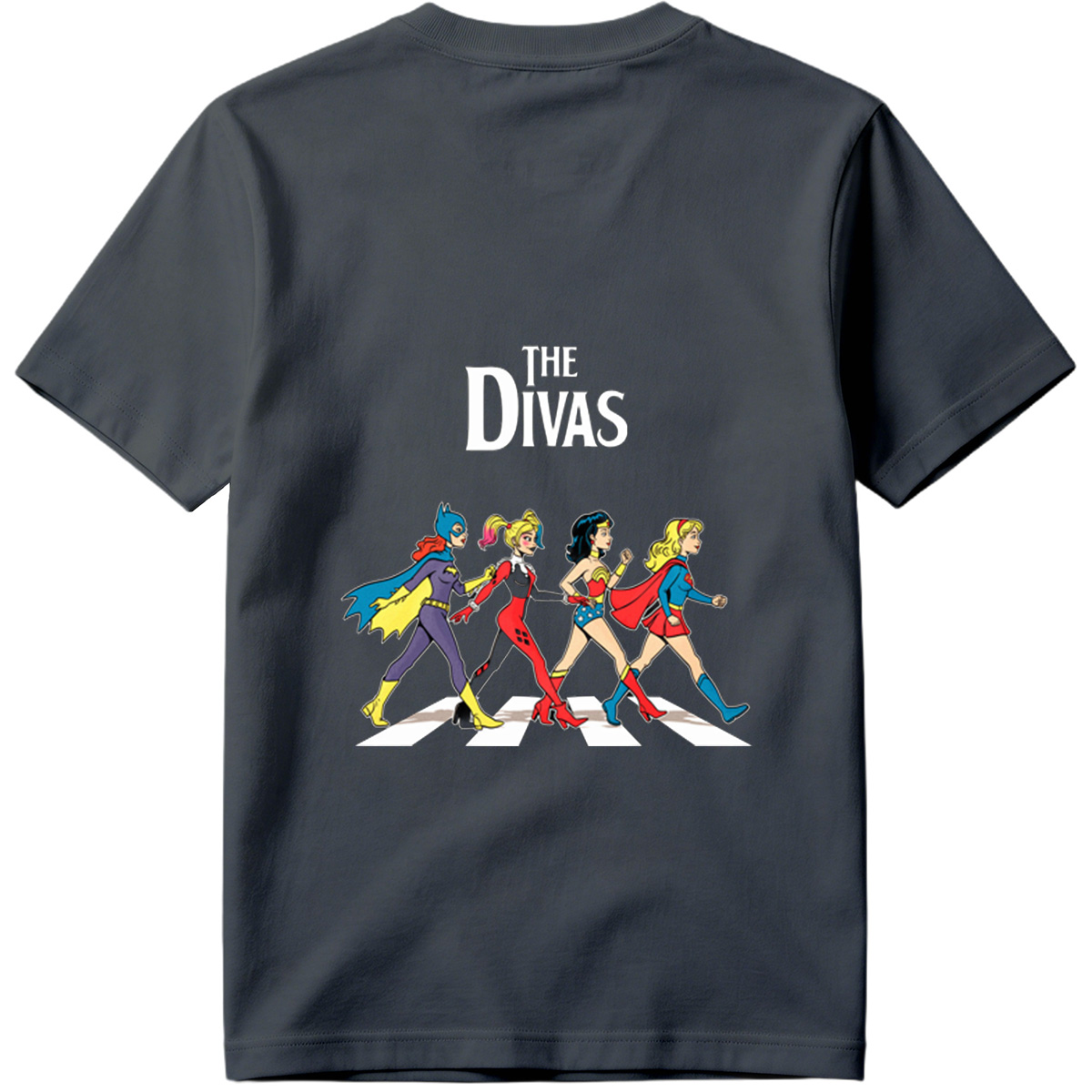 The Divas: Batgirl, Harley Quinn, Wonder Woman, Supergirl - Tee