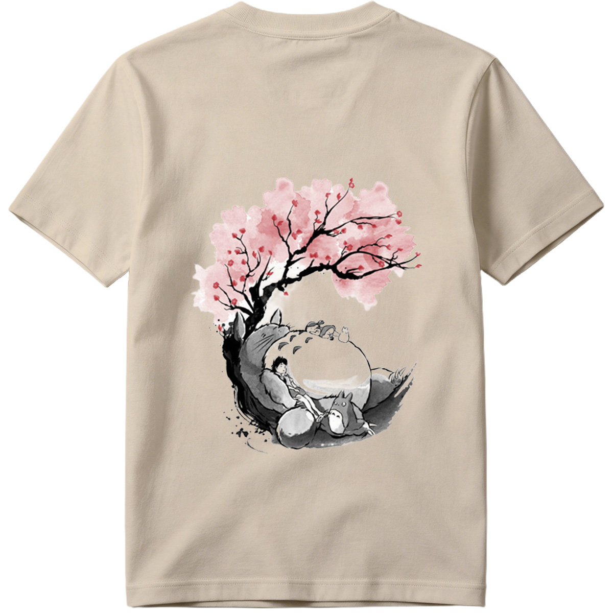 My Neighbor Totoro: Mei and Totoro Under Cherry Blossoms - Tee