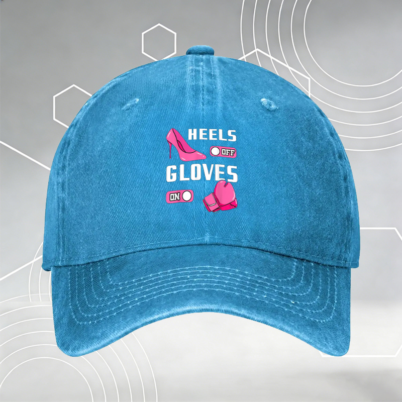 New Baseball Cap with Screw Design Print and 