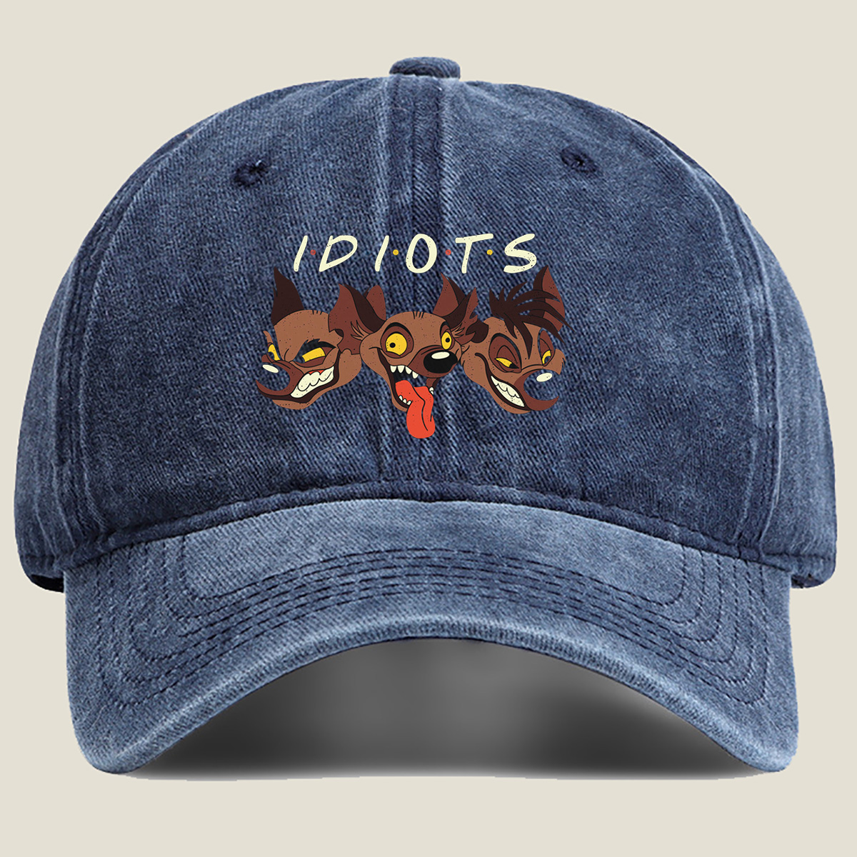 The Lion King - Hyenas Idiots - Washed Denim - Baseball Cap