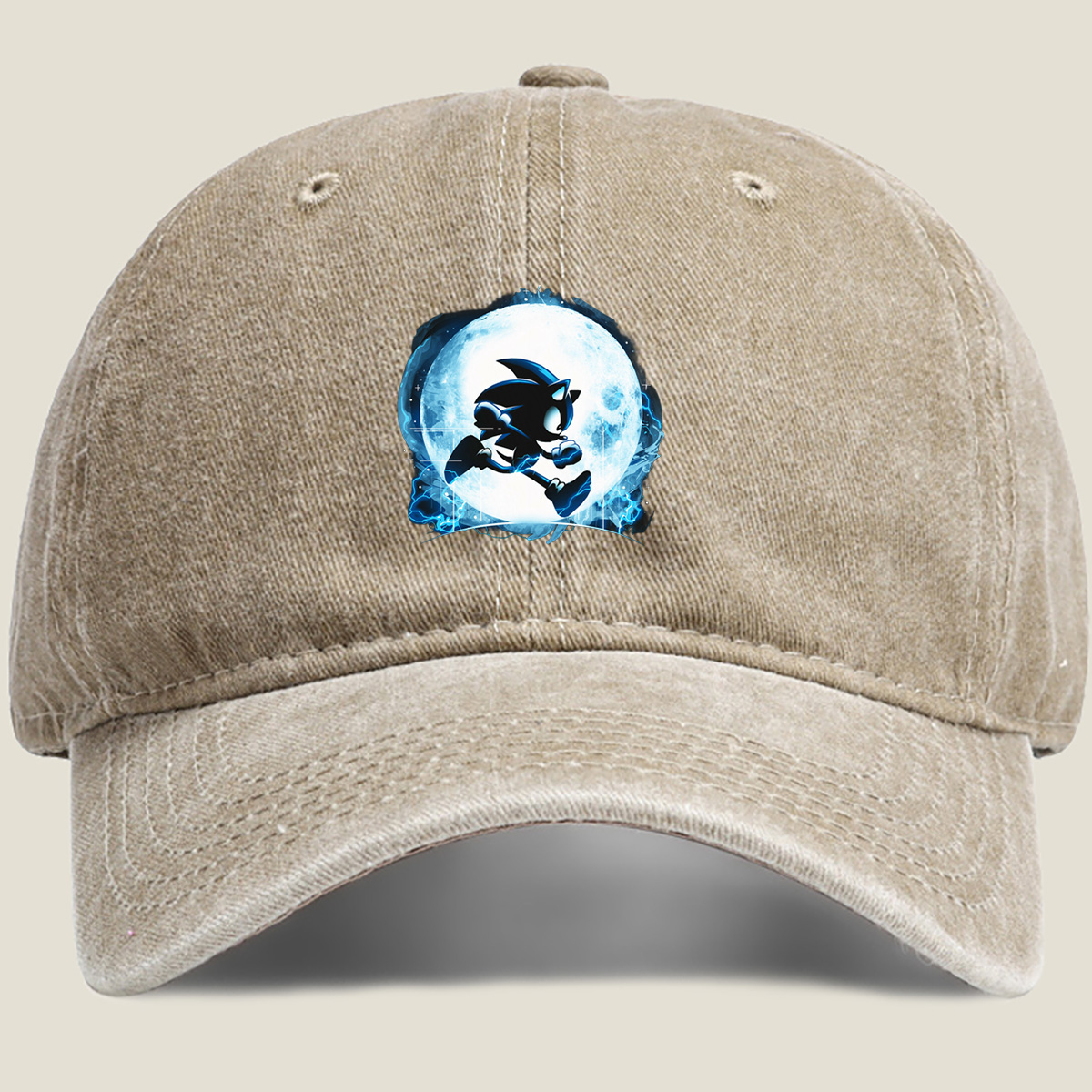 Sonic the Hedgehog: Shadow in Moonlight - Washed Denim - Baseball Cap