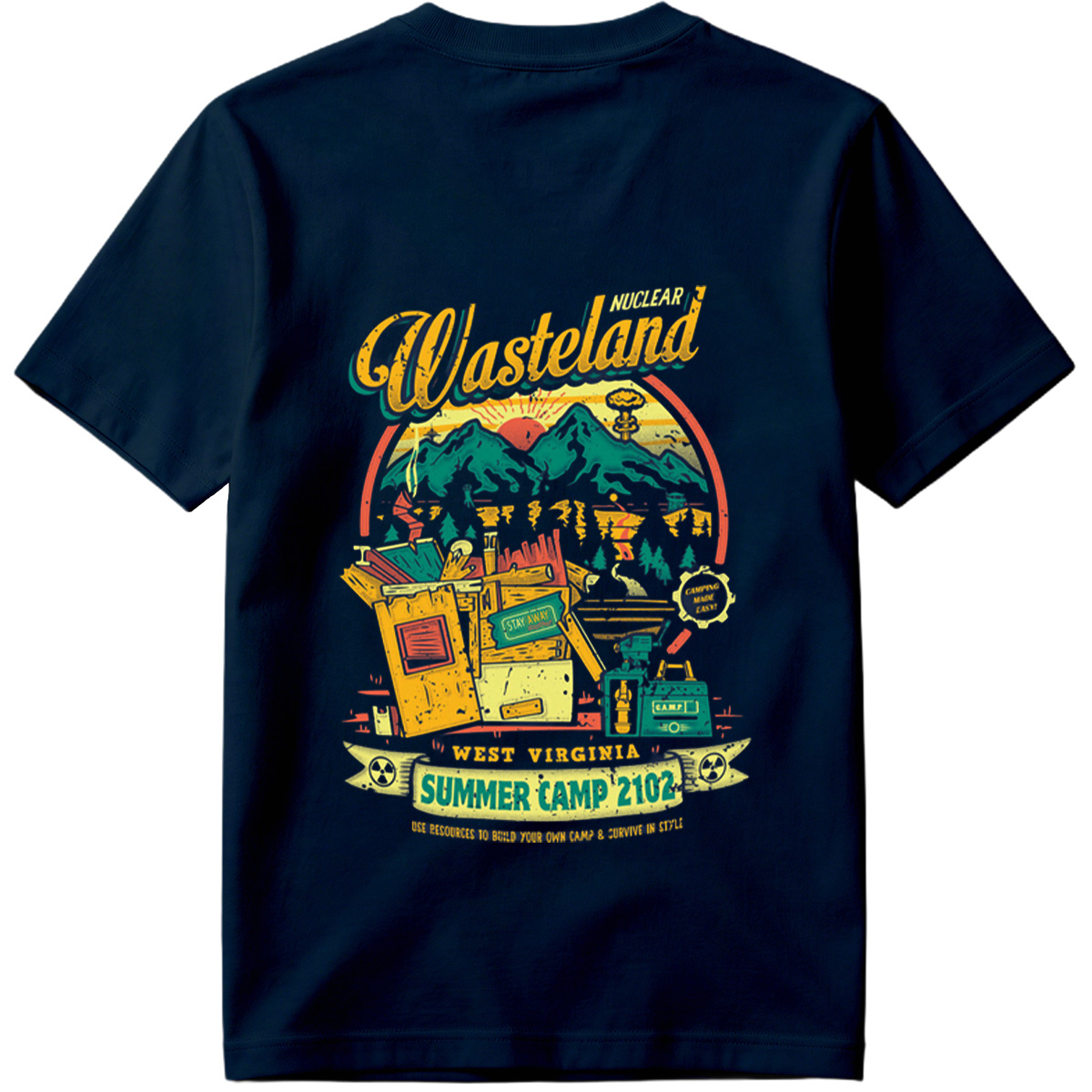 Nuclear Wasteland: Summer Camp 2102 - West Virginia - Tee