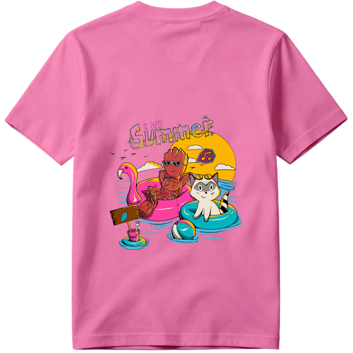 Guardians of the Galaxy: Groot and Rocket Summer Vibes - Tee
