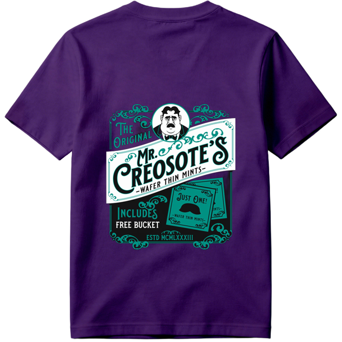 Mr. Creosote's Wafer Thin Mints - The Original with Free Bucket - Tee