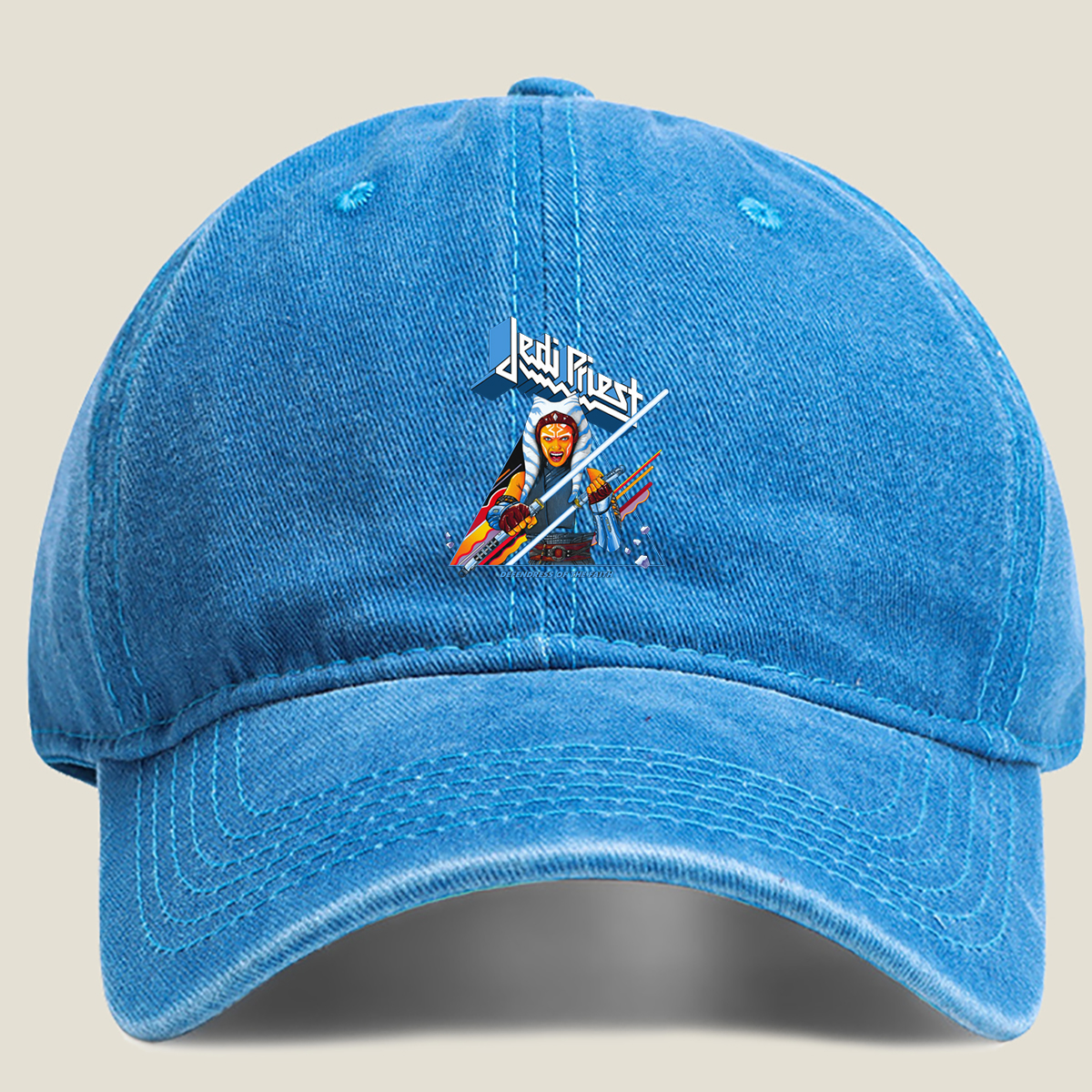 Jedi Priest: Defendress of the Faith - Washed Denim - Baseball Cap