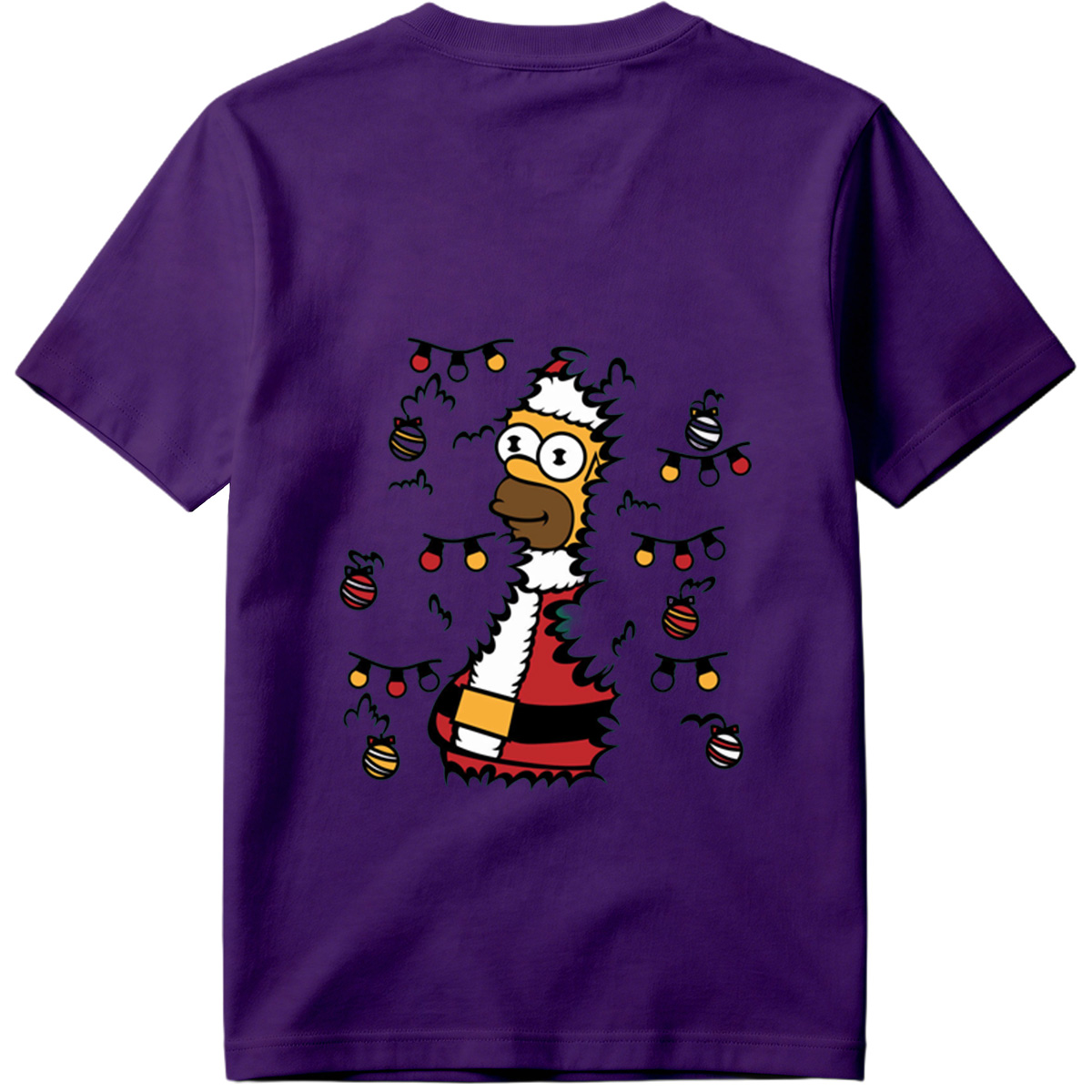 Simpsons Homer Christmas Tree - Tee