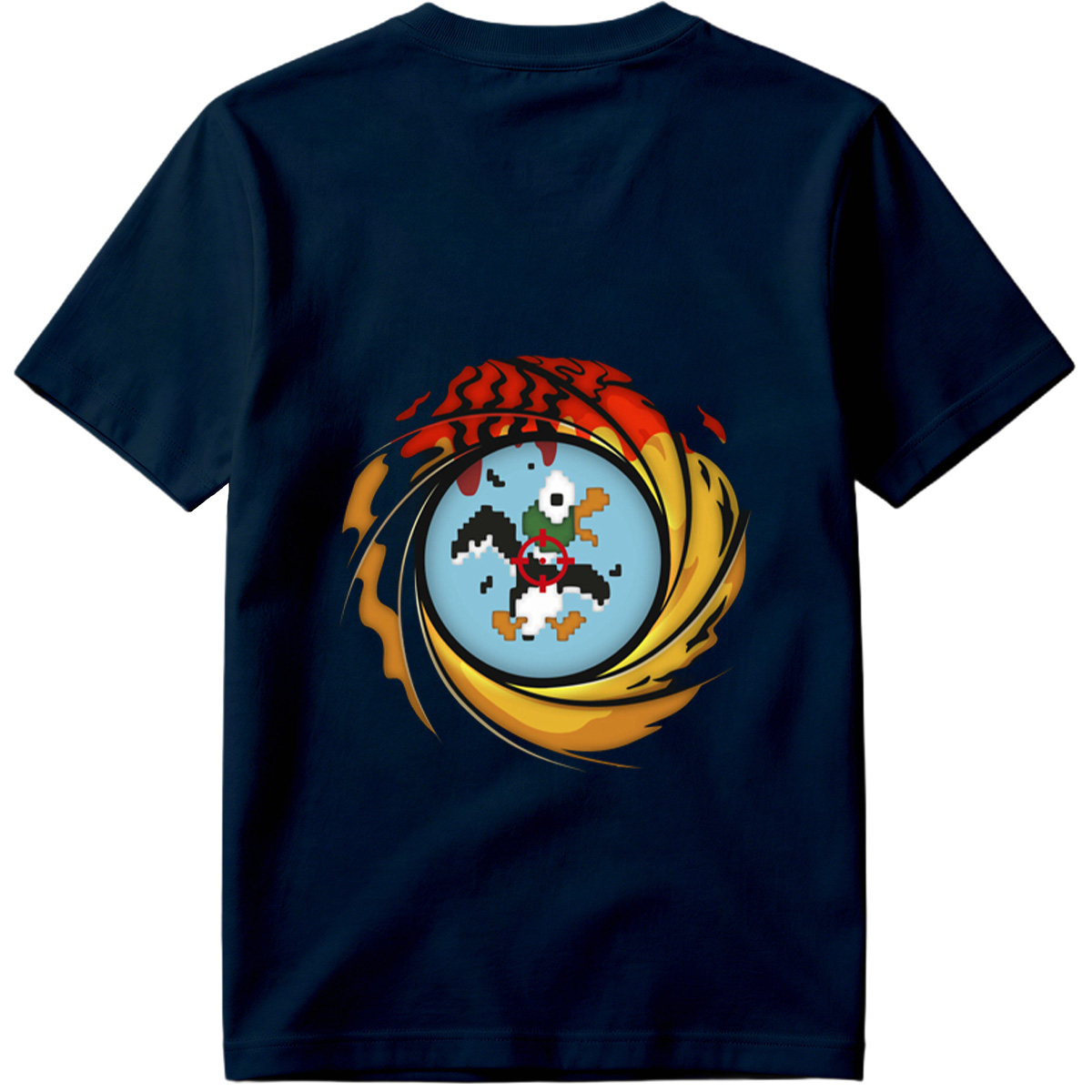 Duck Hunt: Pixel Duck in the Crosshairs - Tee