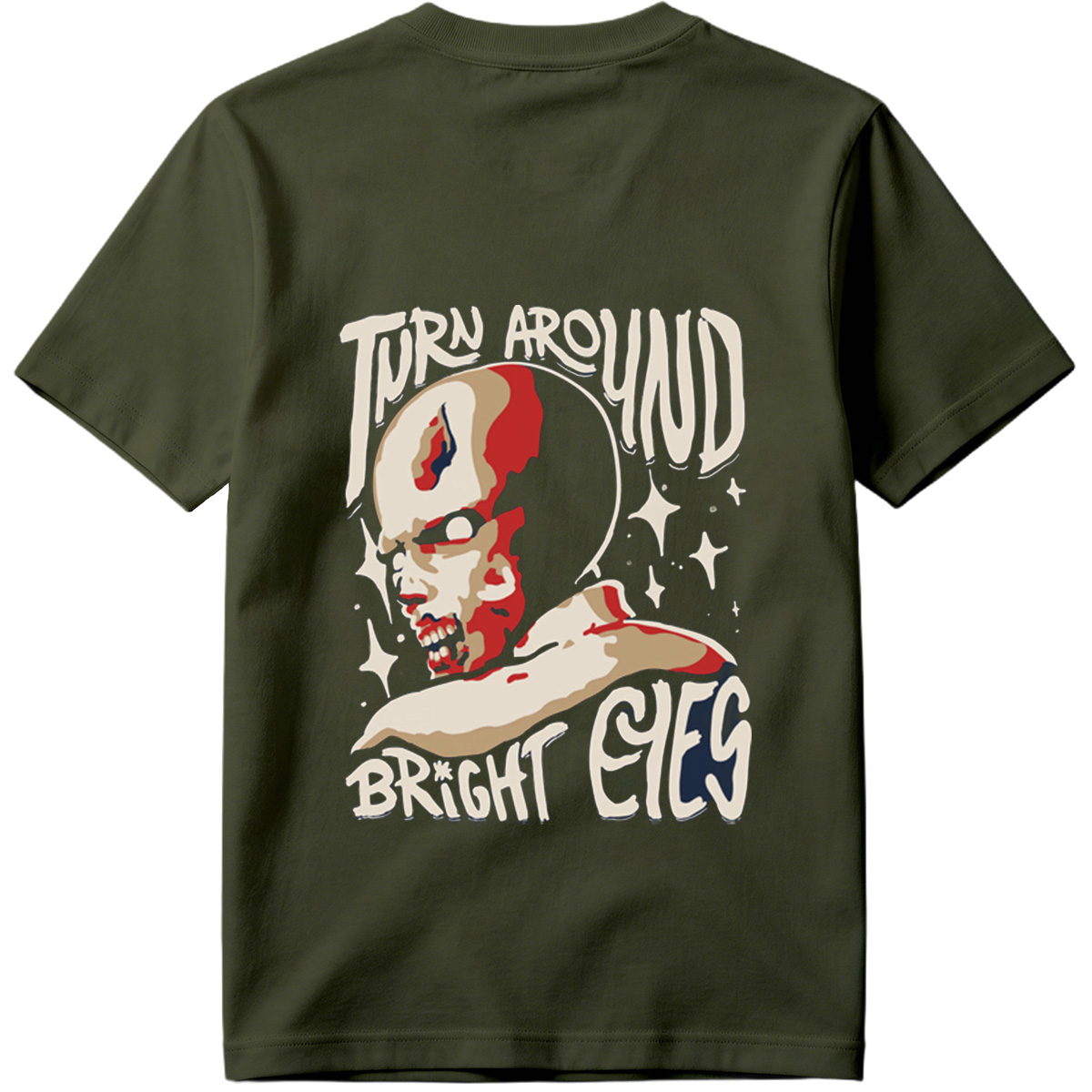 Turn Around Bright Eyes: Skull Character Design - Tee