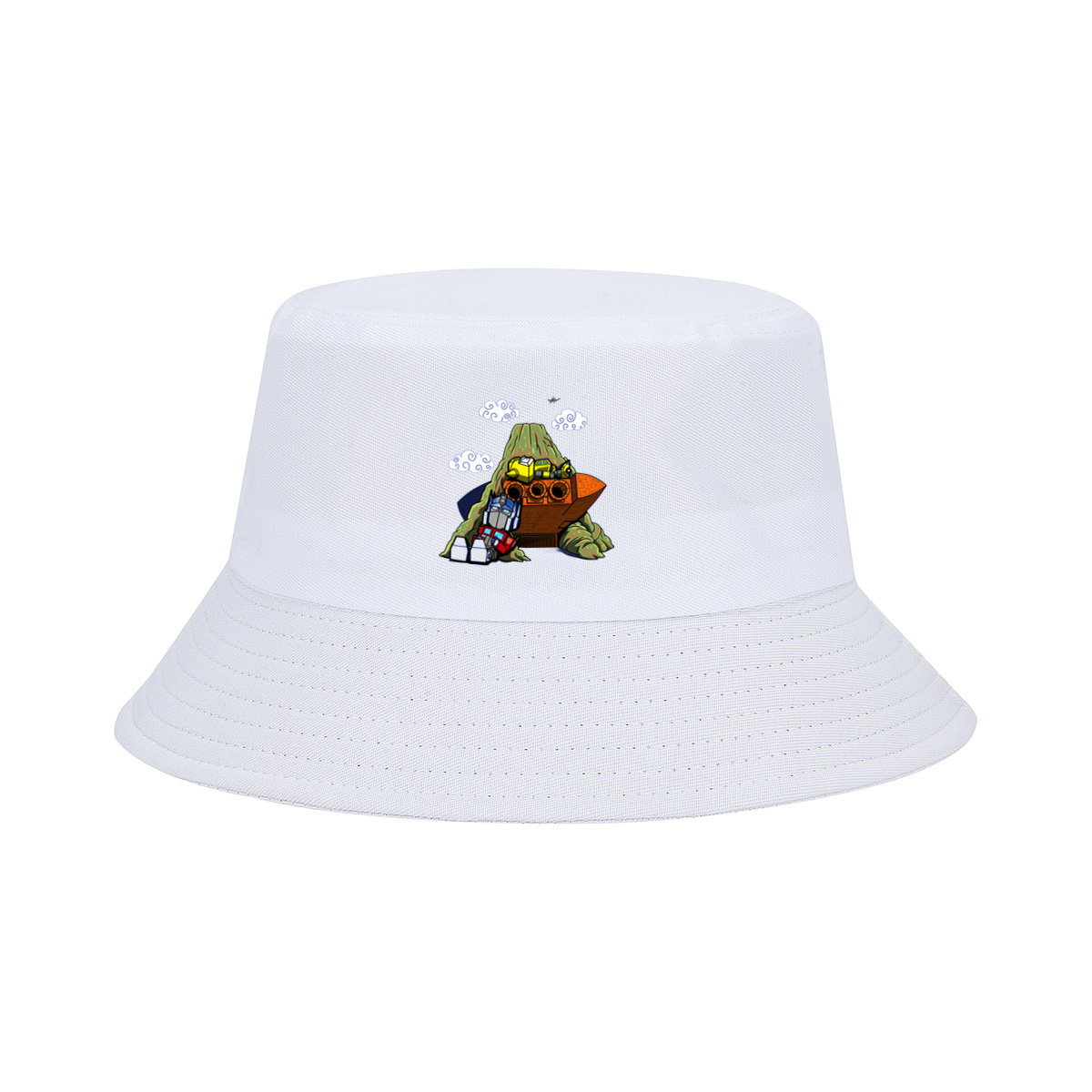 Transformers: Optimus Prime and Bumblebee at the Ark - Fisherman's Hat