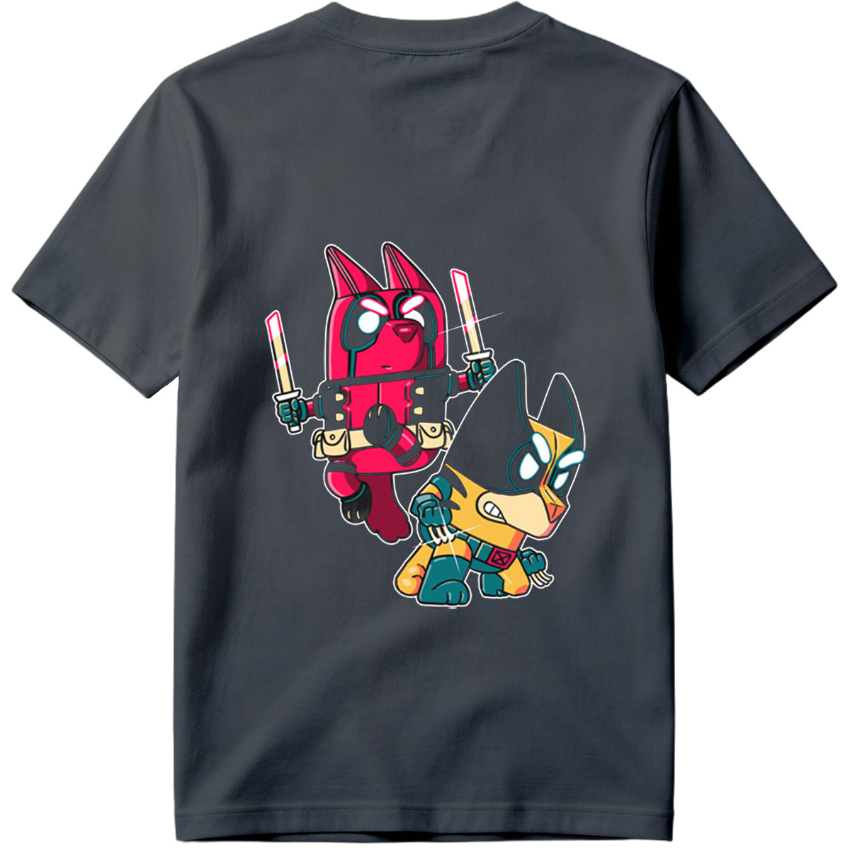 Deadpool and Batman: Chibi Heroes Clash - Tee