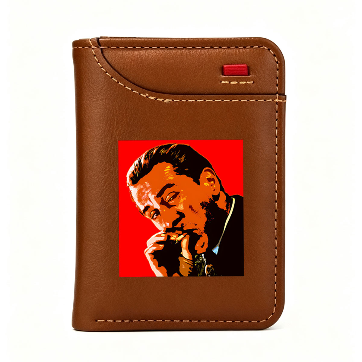 Leonardo DiCaprio in a Pop Art Style Portrait - Vertical Style Wallet