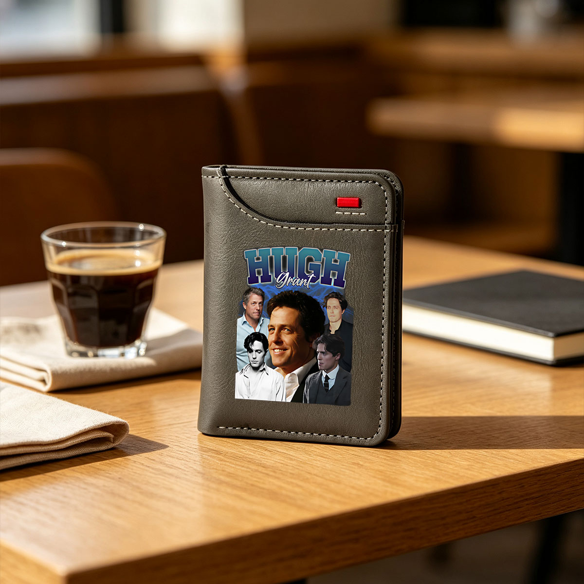 Hugh Grant: Iconic Roles and Portraits - Vertical Style Wallet