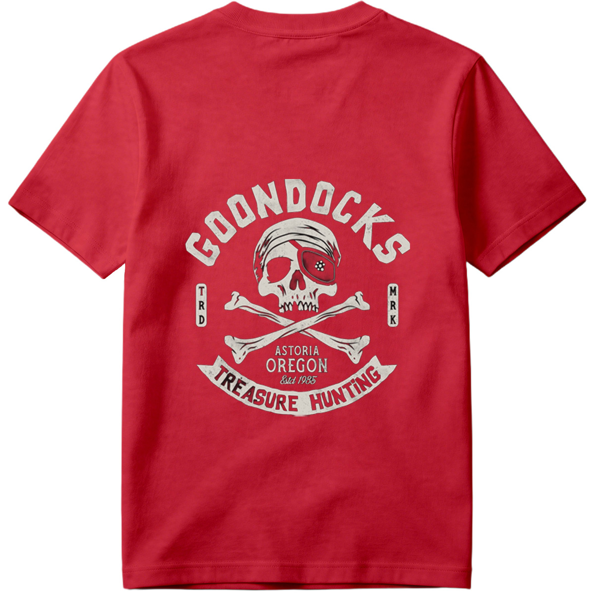 Goondocks Treasure Hunting Skull Logo - Tee