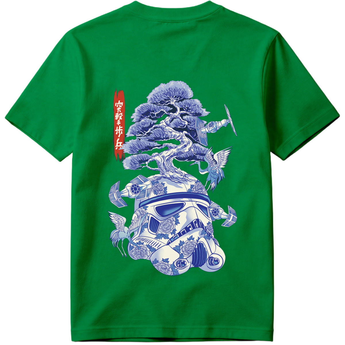 Star Wars Stormtrooper with Bonsai and Cranes - Tee
