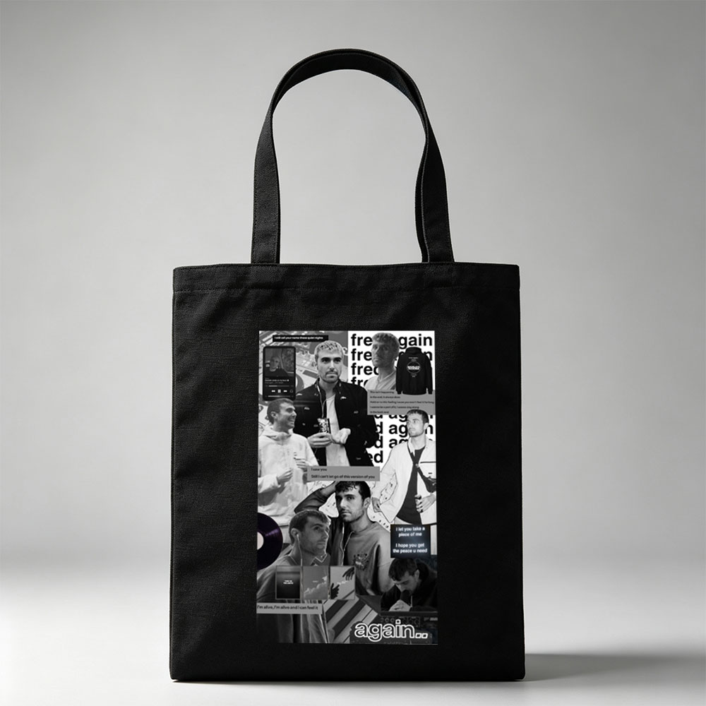 Maluma in a Collage of Emotional Moments Featuring Lyrics and Music Themes - Canvas tote bags