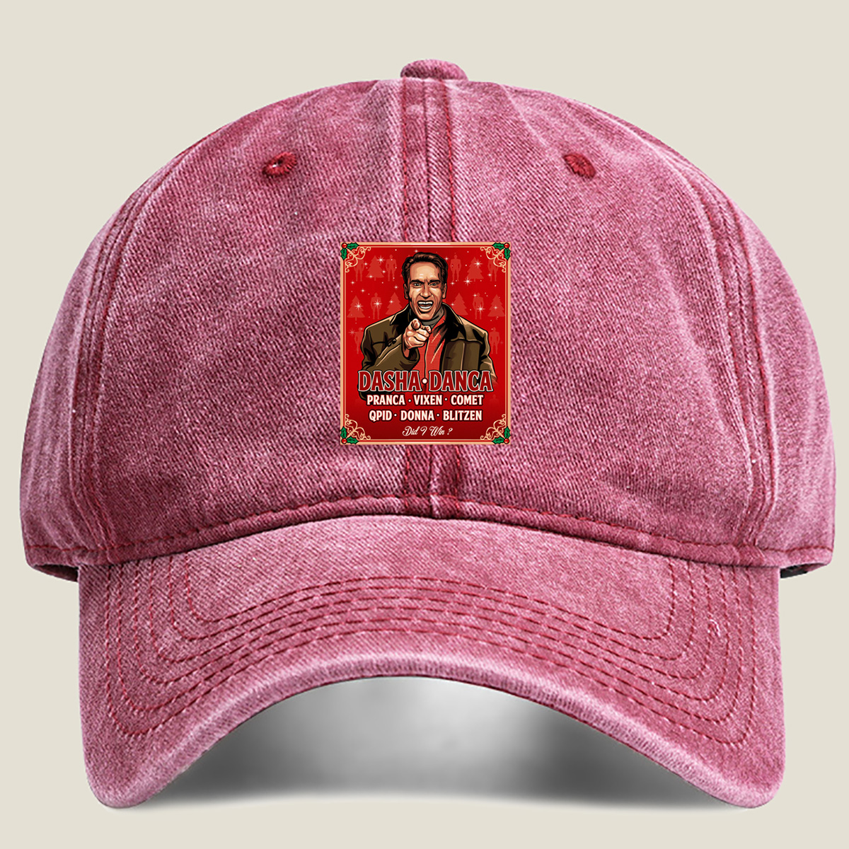 Dasha Danca: Pranca, Vixen, Comet, Qpid, Donna, Blitzen – Did I Win? - Washed Denim - Baseball Cap