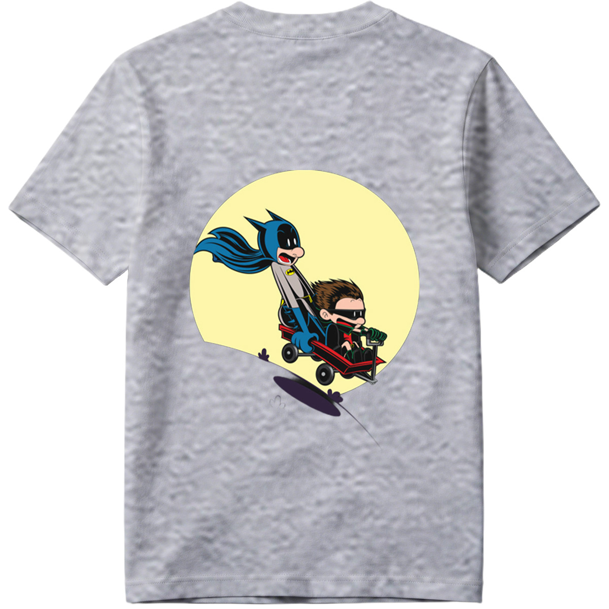 Batman and Robin in a Red Wagon - Tee