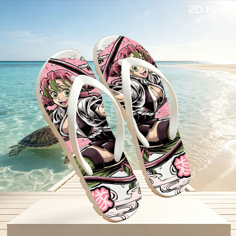 Demon Slayer: Nezuko Kamado and Tanjiro Kamado in Action -  flip-flops
