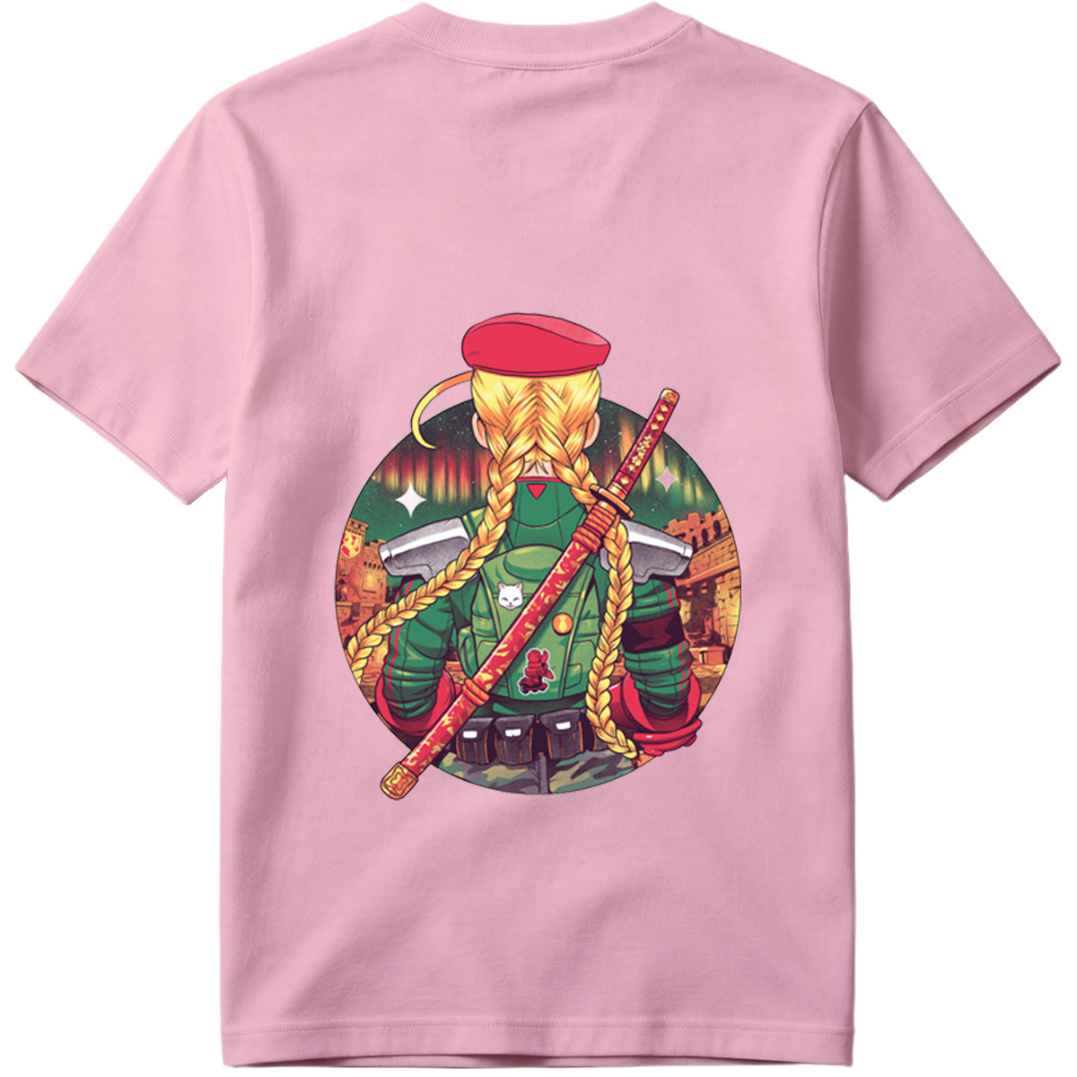 **Title:** Street Fighter - Cammy with Katana - Tee