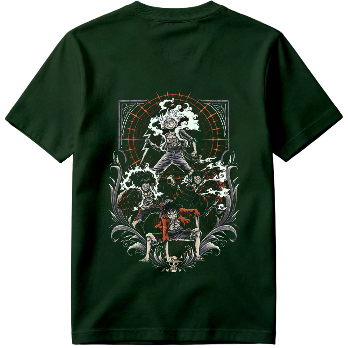One Piece: Luffy, Zoro, Sanji, and Whitebeard - Tee