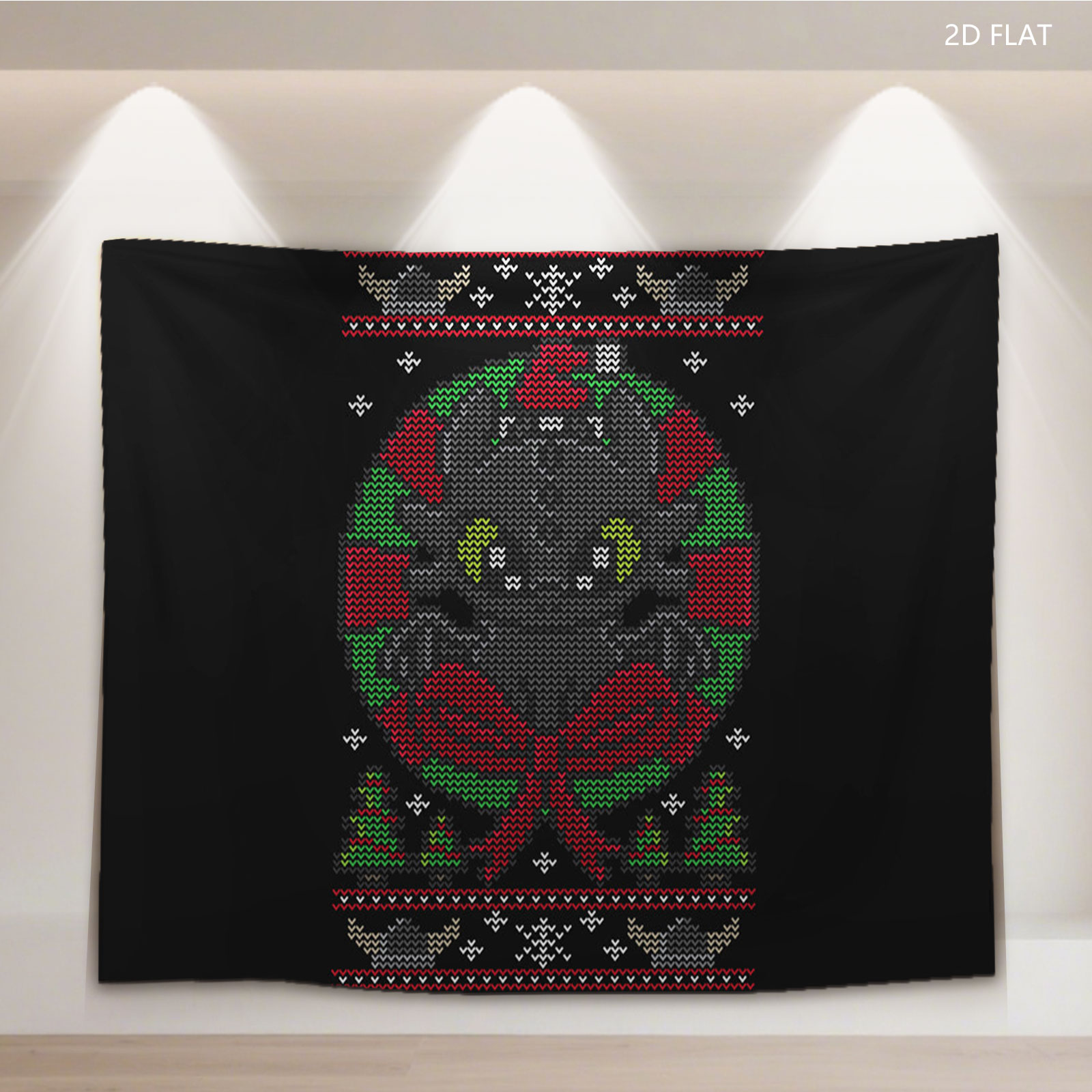 Baby Yoda Christmas Sweater Design - Tapestry