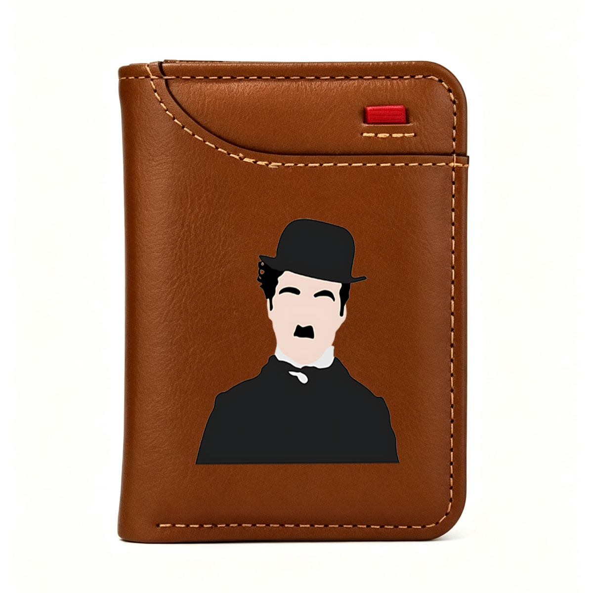 Sherlock Holmes in Classic Detective Attire - Vertical Style Wallet