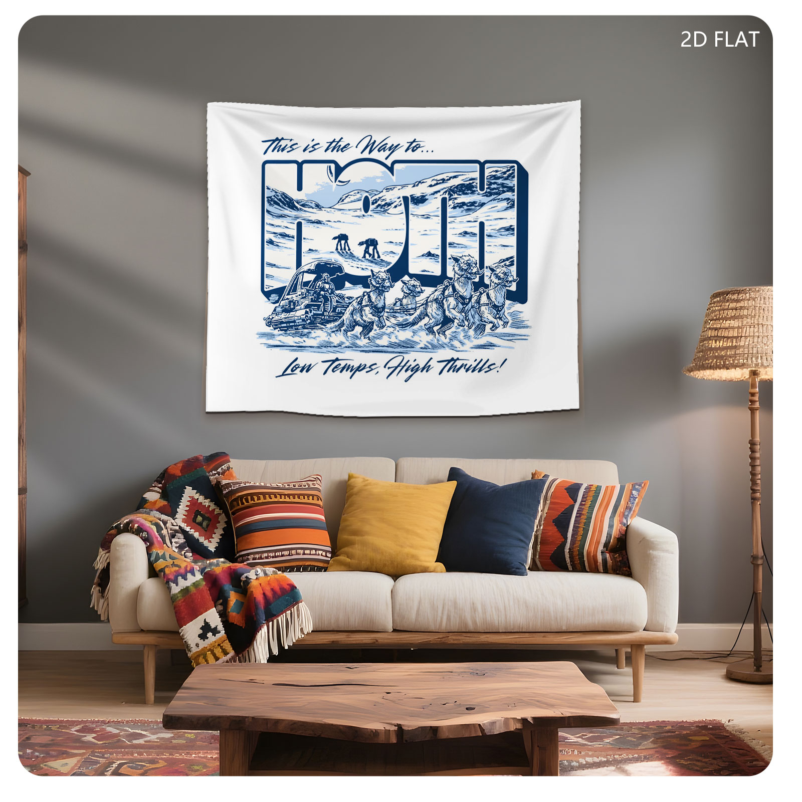 Star Wars: Snowspeeder & Tauntauns - Low Temps, High Thrills! - Tapestry
