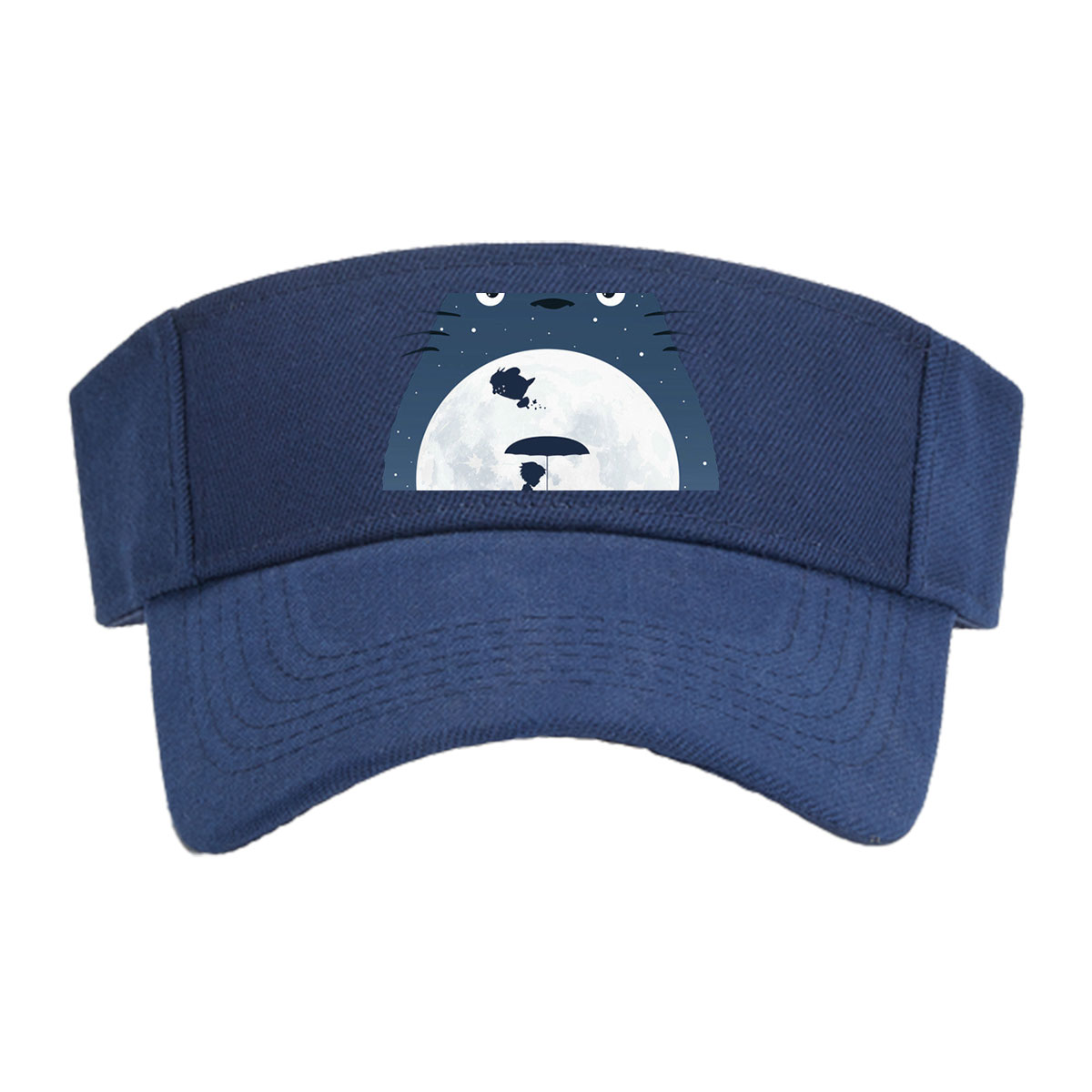 Totoro, Satsuki, and Mei under the Moonlight -  Visor cap