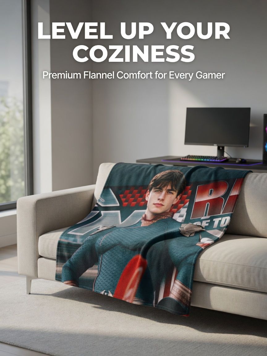 Custom Portrait Photo Flannel Blanket Personalized Picture Throw Soft Warm Fleece Keepsake Gift for Bed and Couch