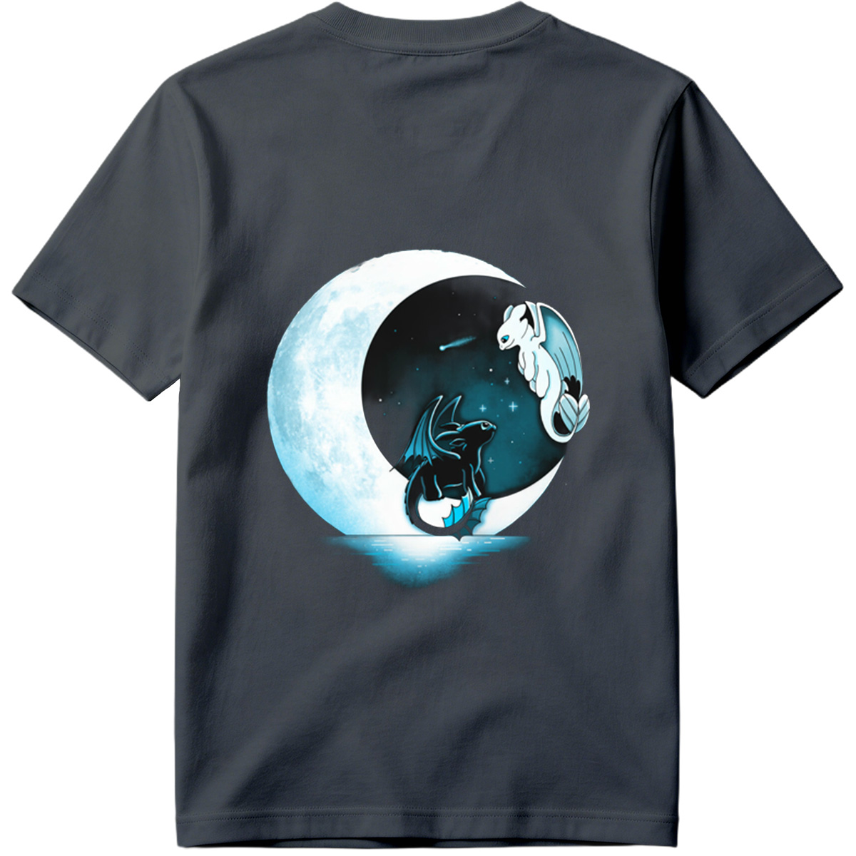 How to Train Your Dragon: Toothless and Light Fury Under the Moon - Tee