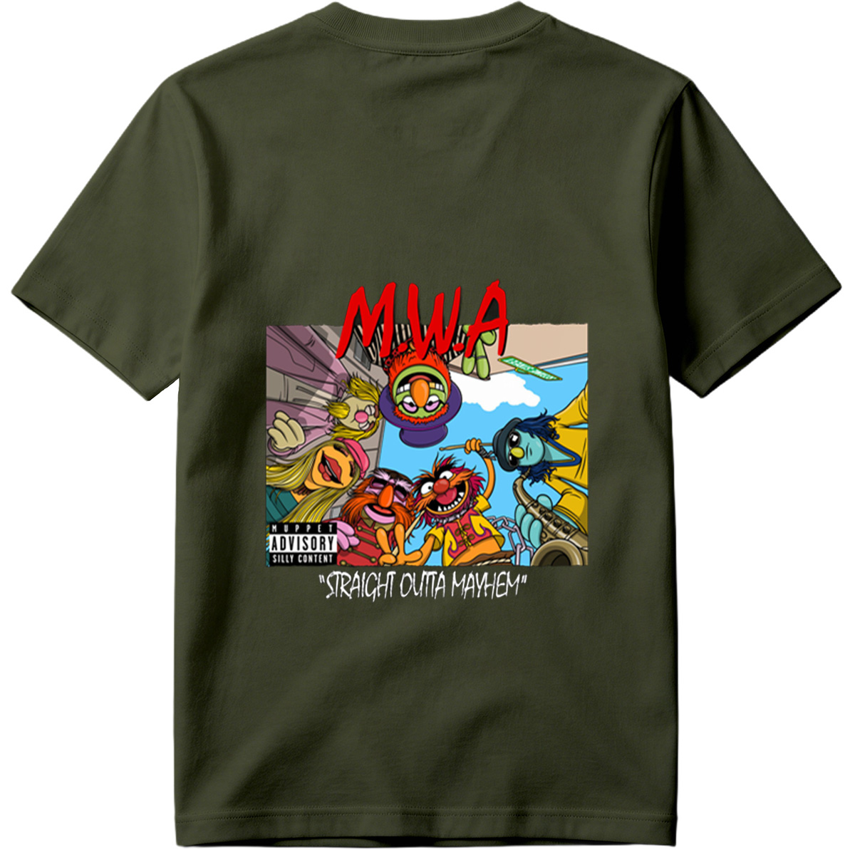 Muppets: M.W.A - Straight Outta Mayhem - Tee