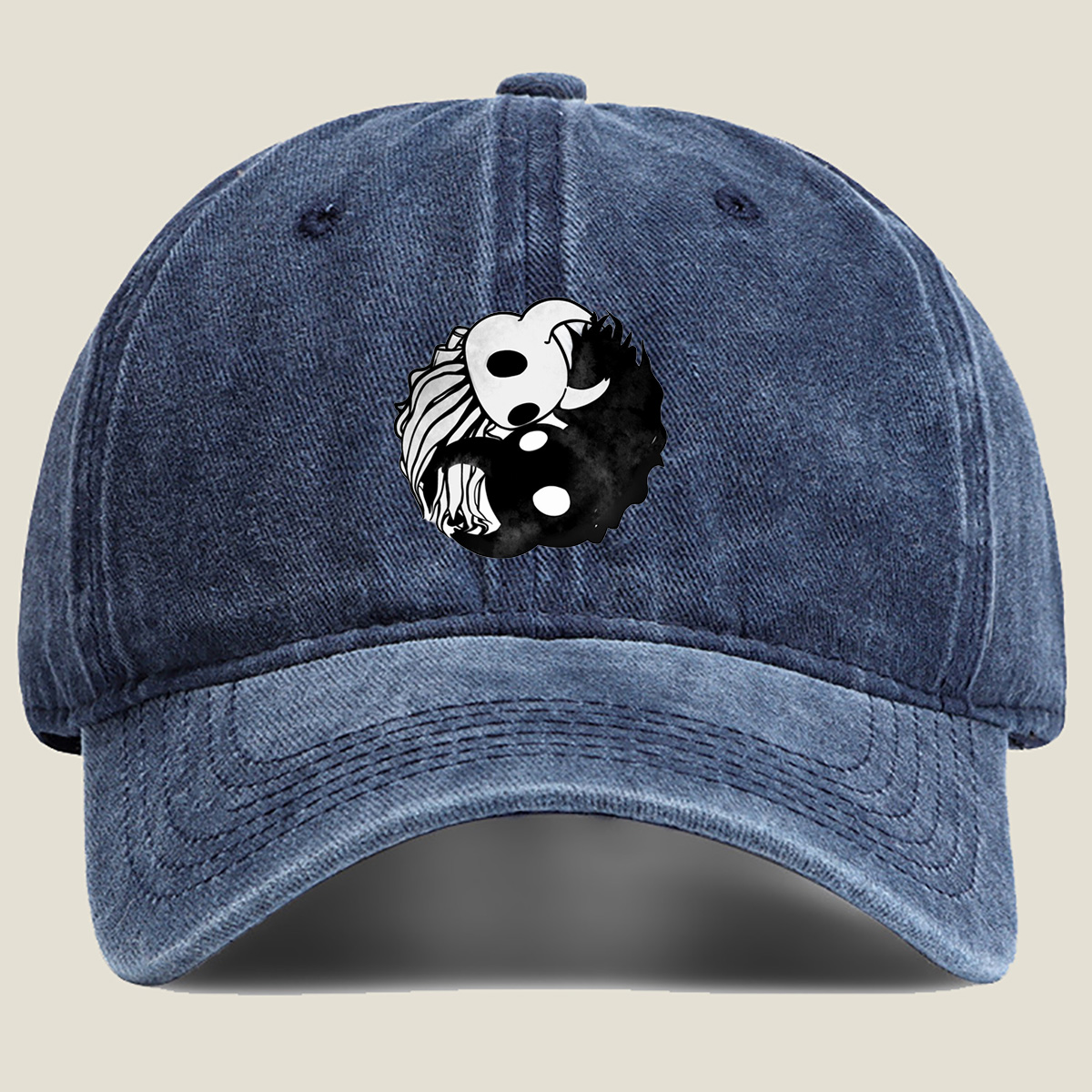 Sonic the Hedgehog: Yin Yang Design - Washed Denim - Baseball Cap