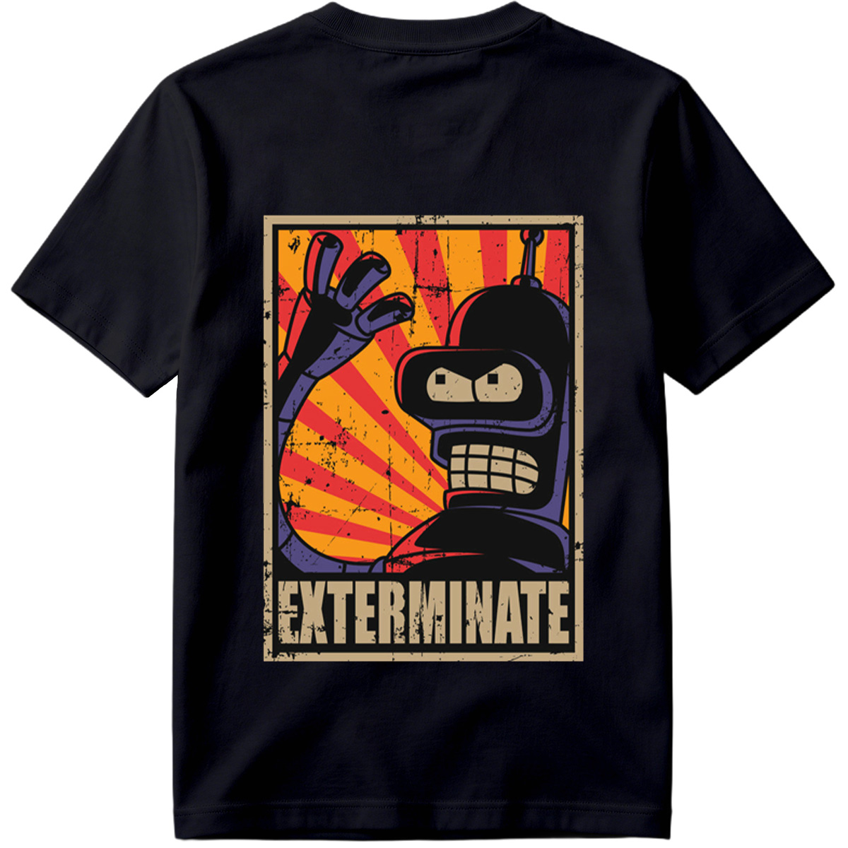 Futurama: Bender Exterminate Poster - Tee